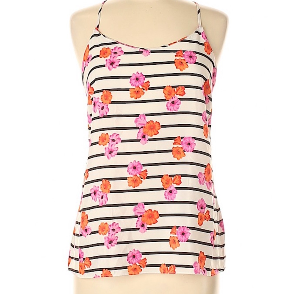 J.Crew Silk Floral Top / Size S